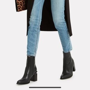 alexander wang anna boots rose gold